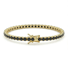 Black Zirconia Tennis Bracelet 3 mm