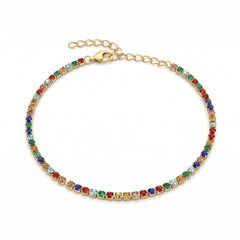 Tobillera Tennis Rainbow 2 mm