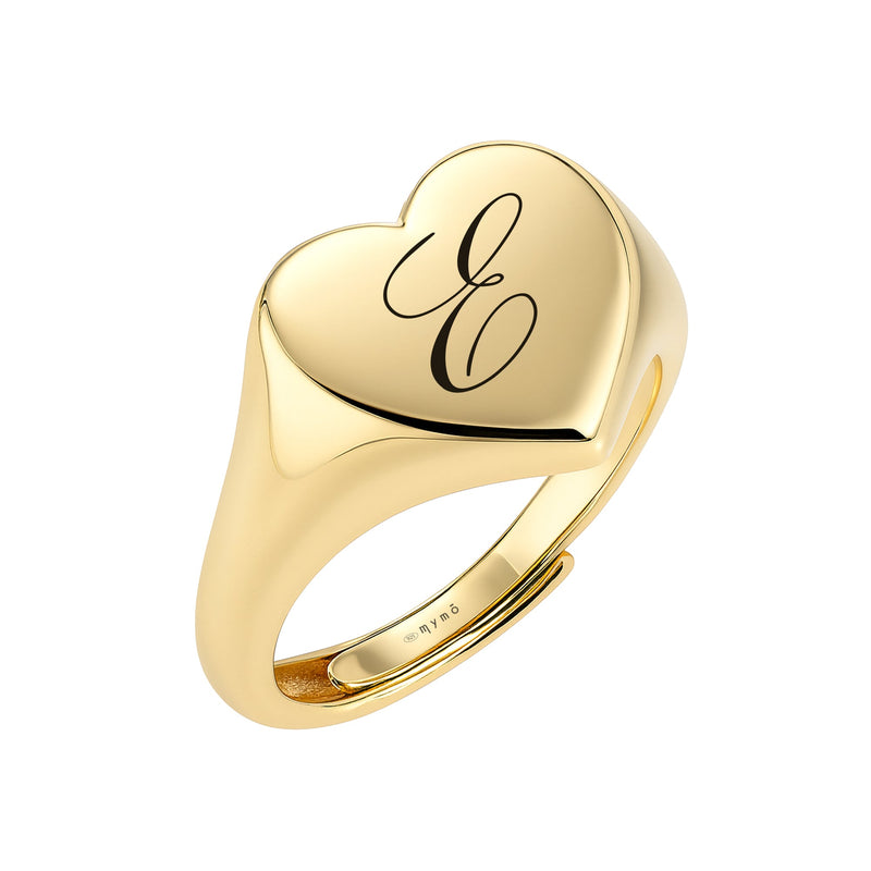 Anello Chevalier Cuore personalizzato - My Mo Gioielli