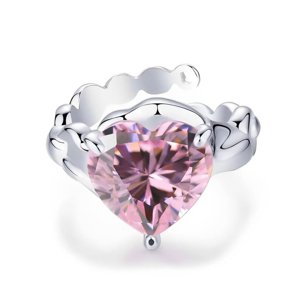 Anello Cuore Rosa Big - My Mo Gioielli