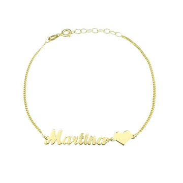 Bracciale Nome e Cuore - My Mo Gioielli