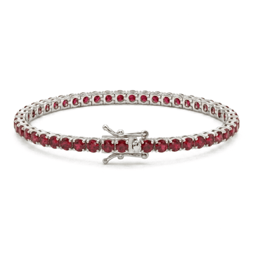 Bracciale Tennis zirconi Rossi 3 mm - My Mo Gioielli