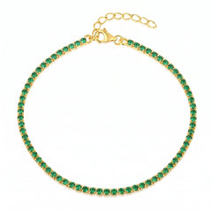 Tobillera de tenis verde 2 mm