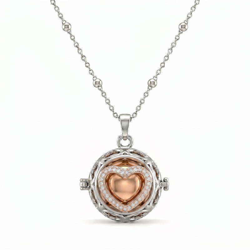 Collana Chiama Angeli con Cuore Zirconato - My Mo Gioielli