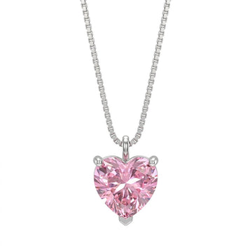 Collana con Pendente Cuore Rosa - My Mo Gioielli