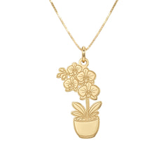 Orchid Necklace