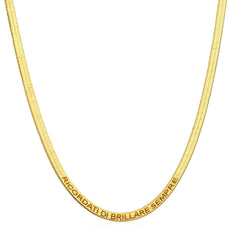 Collar Placa Snake Personalizado